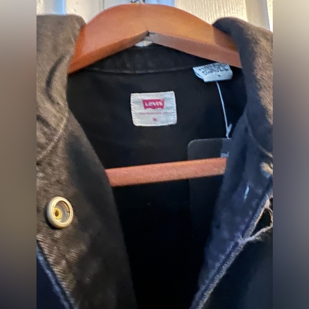 NWT Levi’s denim black dress - Picture 3 of 8